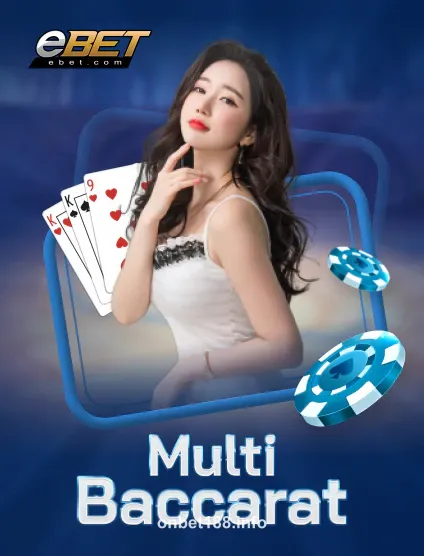 Hình ảnh trò chơi Ebet Multi Baccarat Portrait tại onbet188